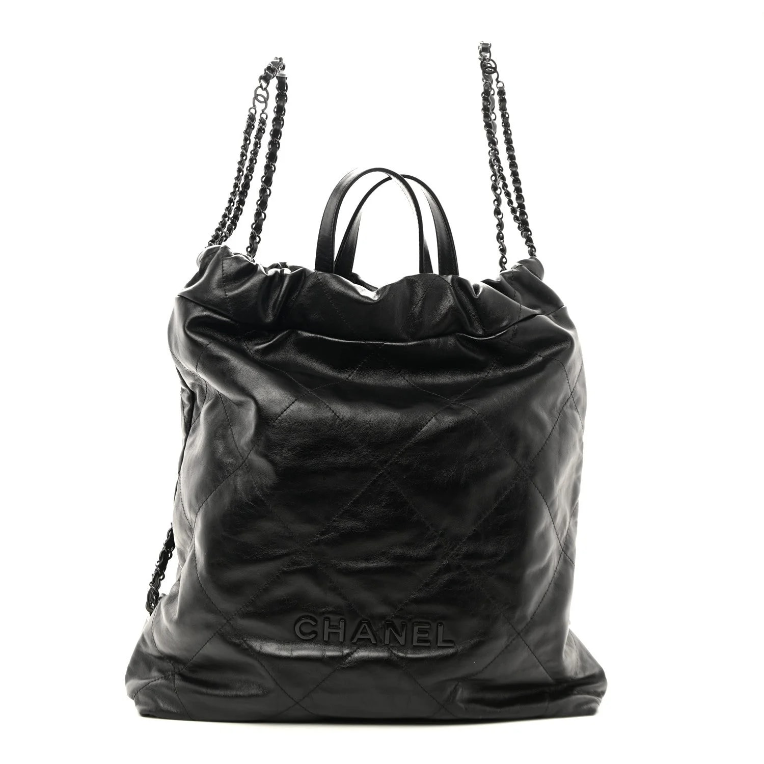 Chanel — Shiny Chanel 22 Backpack So — Handbag — resale