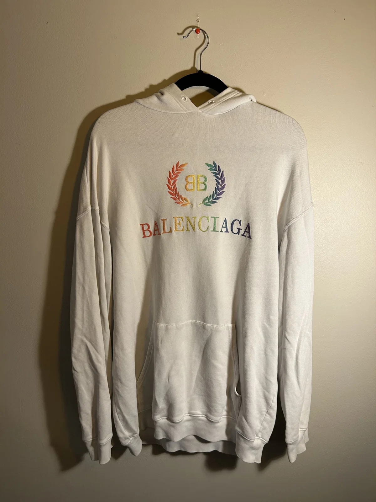 Balenciaga — Balenciaga Logo Hoodie — streetwear — resale