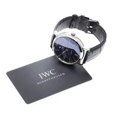 IWC — IWC Portofino Automatic Moonphase IW459402 40mm SS Leather Strap #C175 — Watch — resale