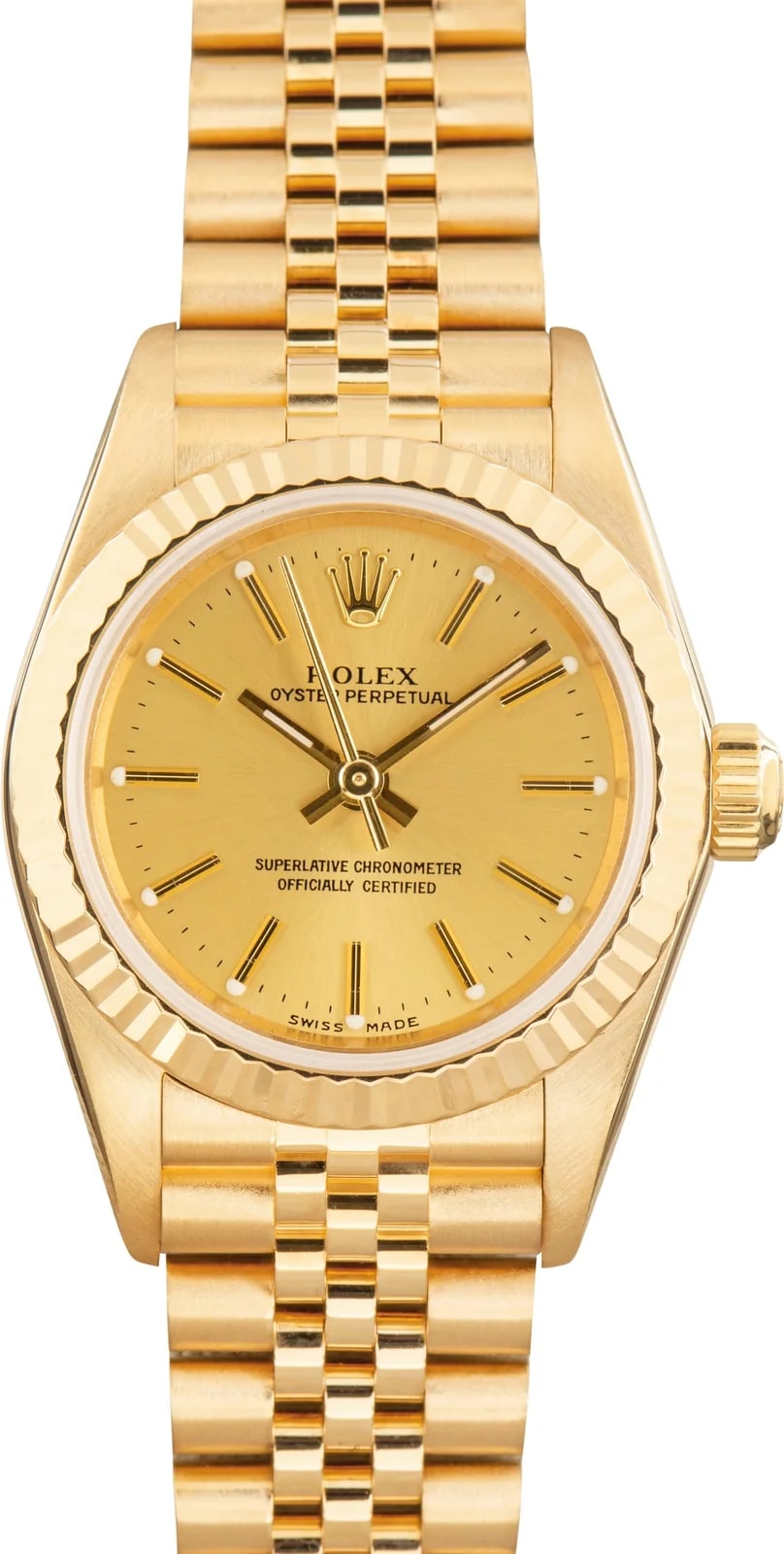 Rolex — Rolex Oyster Perpetual Ref 76198 Yellow Gold — Watch — resale