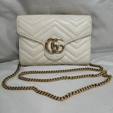 Gucci — Gucci GG Marmont Chain Wallet From Japan — Handbag — resale