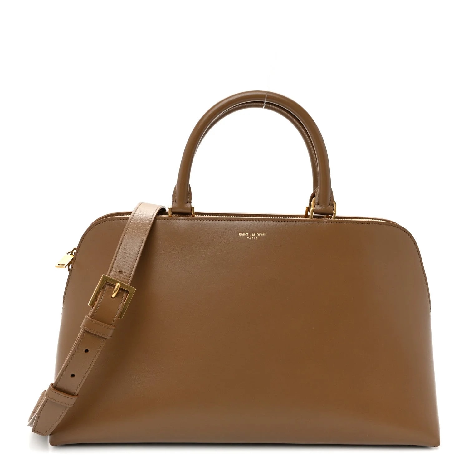Saint Laurent — Sac de Jour Duffle Top Handle Dark Cork — Handbag — resale
