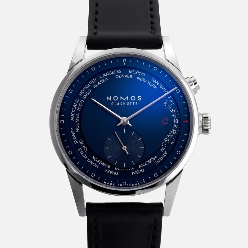 Nomos — Nomos Zurich World Time Nachtblau 807 — Watch — resale
