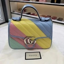 Gucci — Auth Gucci GG Marmont Diagonal Handle — Handbag — resale
