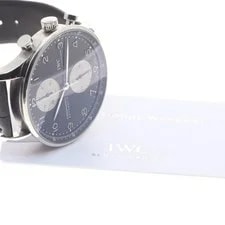 IWC — IWC Portugieser IW371404 41mm SS Black / Silver #C21716 — Watch — resale