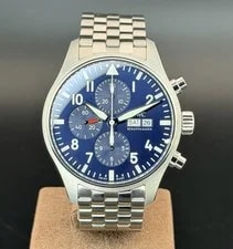 IWC — IWC Pilot le Petit Prince IW377717 Blue Dial 43mm Automatic + — Watch — resale