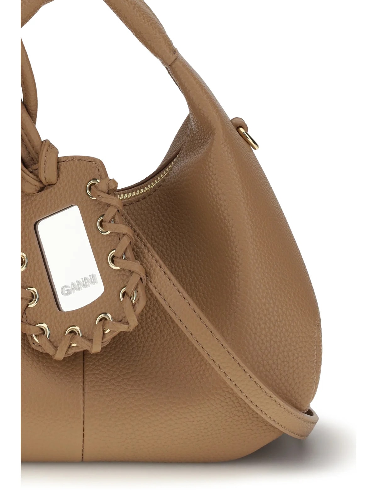 Ganni — Ganni Grained Recycled Hobo — — Handbag — resale