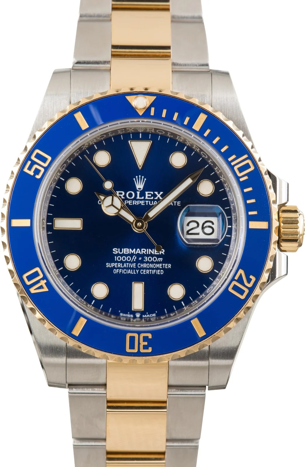 Rolex — Stainless Steel & Yellow Gold Rolex Submariner Ref 126613LB Bluesy — Watch — resale