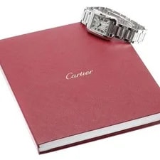 Cartier — Cartier Tank Anglesme SM W5310022 23mm SS Silver Dial Quartz #C340 — Watch — resale