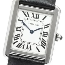 Cartier — Cartier Tank Solo SM WSTA0030 Silver Dial Quartz Watch_960856 — Watch — resale