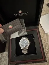 Tag Heuer — TAG Heuer Aquaracer WBD1112 Blue Dial Quartz ’S Box Papers Extra Links — Watch — resale