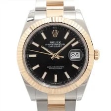 Rolex — Rolex Datejust 41 126334 Ss×wg SS AT Bright Black Dial — Watch — resale