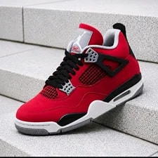 Jordan — Jordan Air 4 Mid-Top Lace-Up Basketball — Sneaker — resale