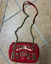 Gucci — Gucci GG Marmont Matelasse Animal Studs — Handbag — resale