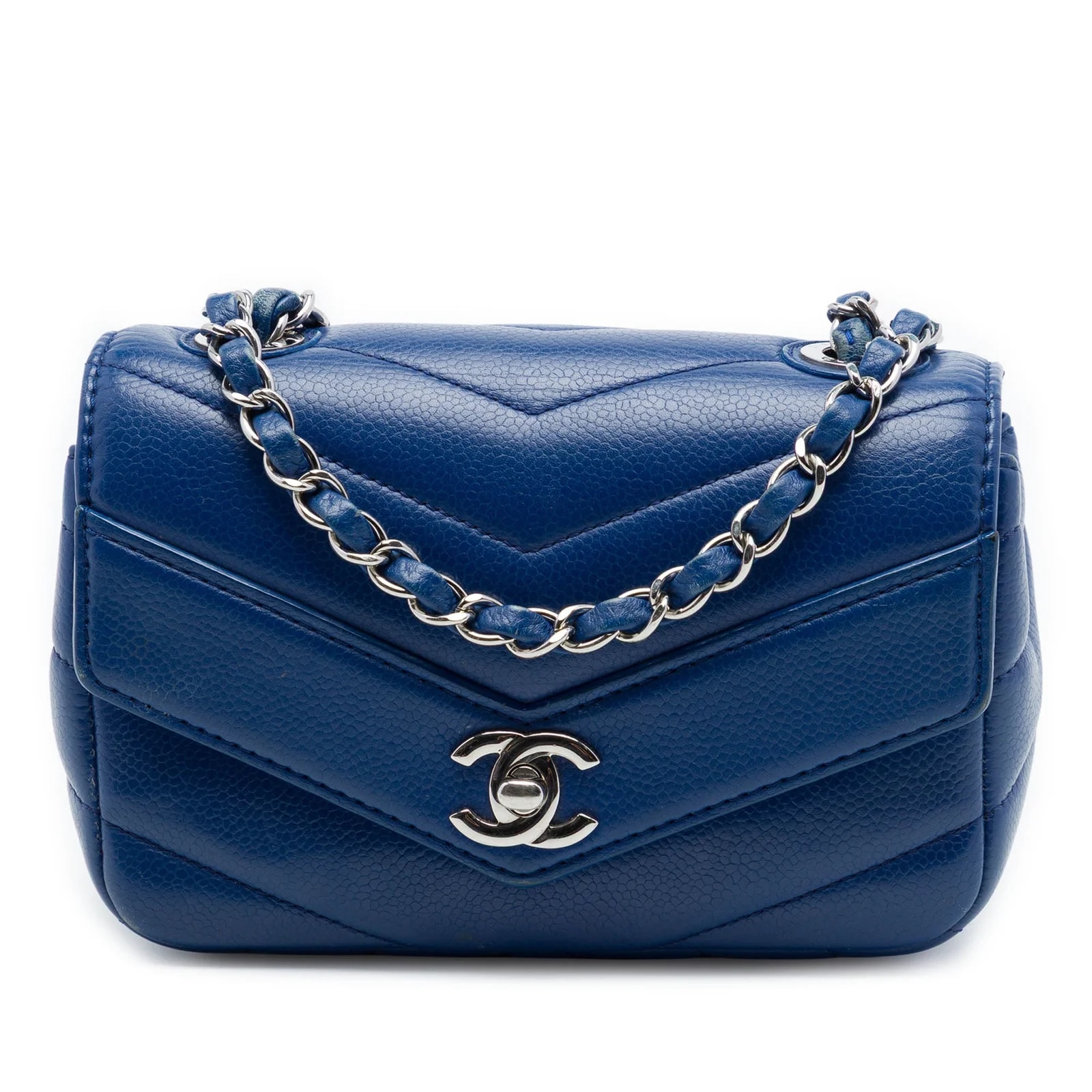 Chanel — Chevron Data Center Envelope Flap — Handbag — resale