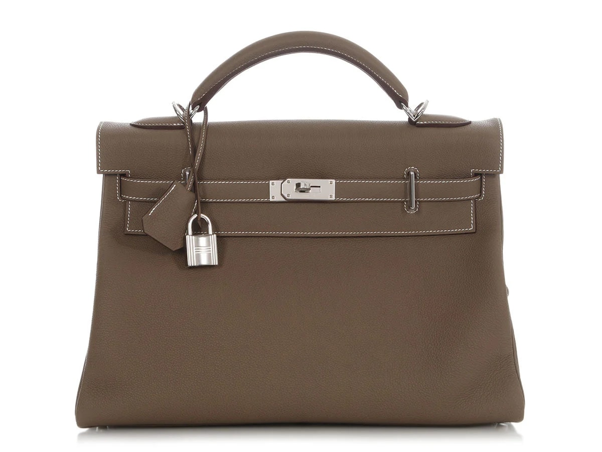 Hermès — Hermès Etoupe Kelly 42 — Handbag — resale