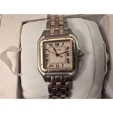 Cartier — 32MM Cartier Gold & Steel Panthere — Watch — resale