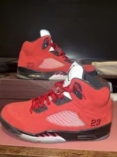 Jordan — Size 7 - Jordan 5 Retro Mid Raging Bull — Sneaker — resale
