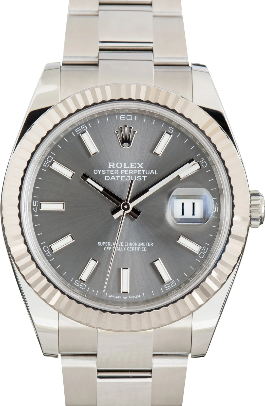 Rolex — Rolex Datejust 41 Slate Dial Ref 126334 Stainless Steel — Watch — resale
