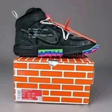 NIKE — Nike Air Force 1 Clear Size 8.5 Mid Top — Sneaker — resale