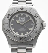 TAG Heuer — TAG Heuer 3000 Professional 932.206 Gray Quartz Diver — Watch — resale