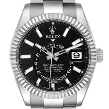 Rolex — Rolex Sky-Dweller Steel White Gold Black Dial 326934 — Watch — resale