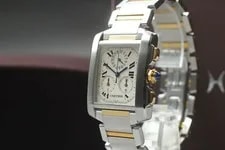 Cartier — CLA'd IN BOX Cartier Tank Francaise 2303 Chronograph QZ Japan — Watch — resale