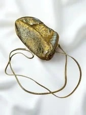 Bottega Veneta — Bottega Veneta Gathered Pouch Sheep Excellent — Handbag — resale