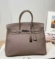 Hermès — Hermès Birkin 35 Etoupe Top Handle — Handbag — resale