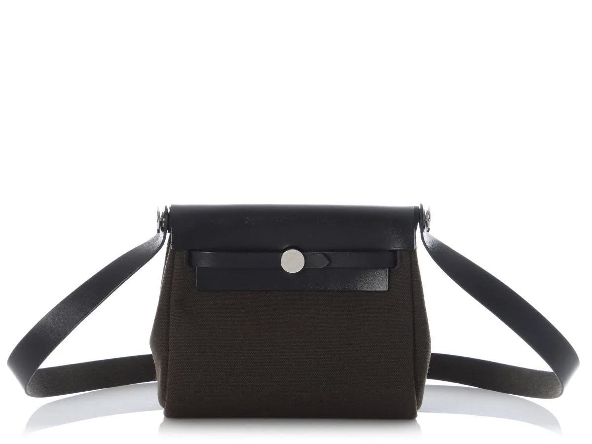 Hermès — Hermès Dark Military and Herbag Zip — Handbag — resale