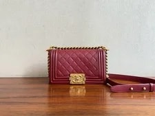 Chanel — Chanel Authentic Small BOY Flap — Handbag — resale
