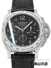 Panerai — Panerai Chronograph Luminor PAM00196 Stainless Steel Leather 44mm #TW2239 — Watch — resale