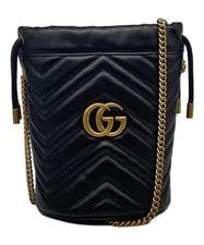 Gucci — Gucci GG Marmont Small Bucket Chaiin 575163 — Handbag — resale