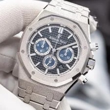 Audemars Piguet — Audemars Piguet Royal Oak Chronograph Frosted WG Black Dial Ref. 26331BC — Watch — resale