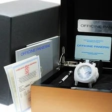 Panerai — Panerai Luminor PAM00093 Automatic 44mm Blue Box Papers — Watch — resale