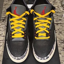 Jordan — Jordan Air 3 Mid Top Lace-Up Basketball — Sneaker — resale