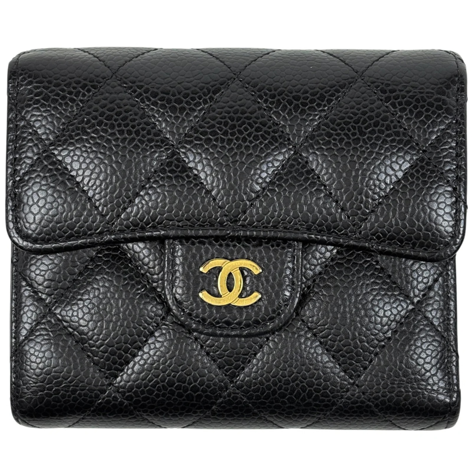 Chanel — Chanel Matelasse Grained Long Wallet (Bi-Fold) — Handbag — resale