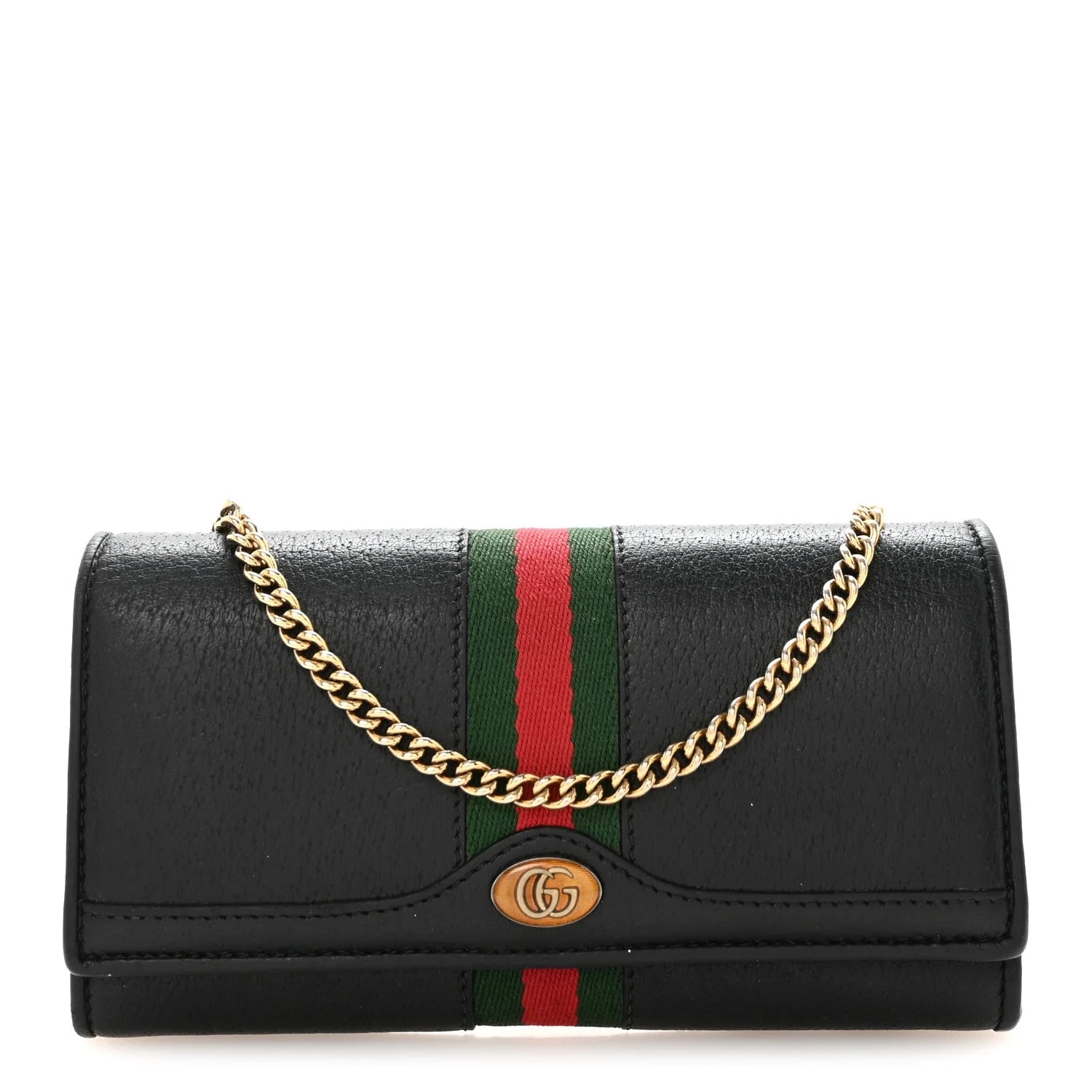 Gucci — Dollar Web Ophidia Wallet on Chain — Handbag — resale