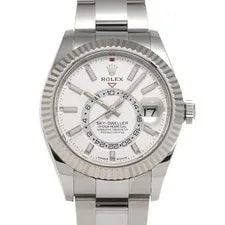 Rolex — Rolex Sky-Dweller 326934 White Stainless Steel Automatic / Cal.9001 42mm #W342 — Watch — resale