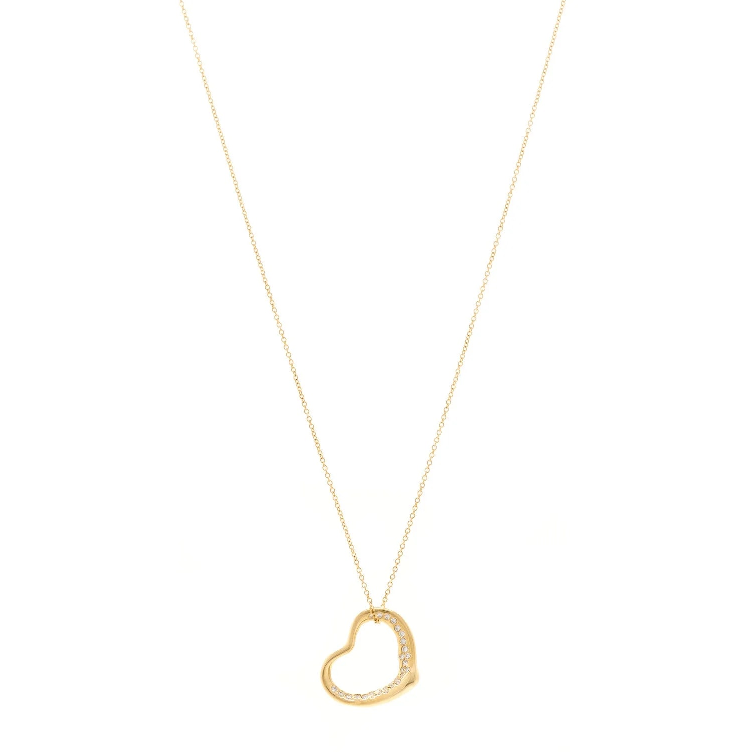 Tiffany & Co. — 18K Yellow Gold Elsa Peretti Open Heart — Jewelry — resale