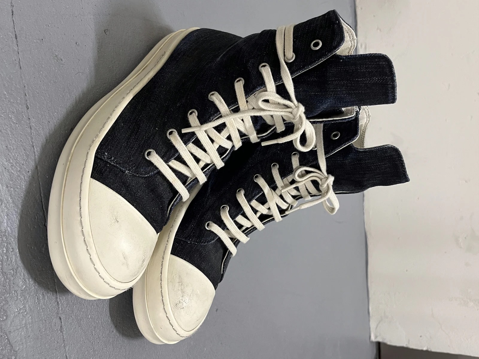 Rick Owens Drkshdw Ramones Waxed High