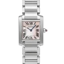 Cartier — Cartier Tank Fran Aise SM Ref.W51028Q3 Pink Shell From Japan — Watch — resale