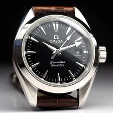 Omega — Omega Seamaster Aqua Terra Black Dial Quartz — Watch — resale