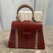 Goyard — Goyard Top Handle Studded Logo Accents — Handbag — resale