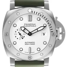 Panerai — Panerai Submersible QuarantaQuattro Bianco Steel PAM01226 Box Card — Watch — resale