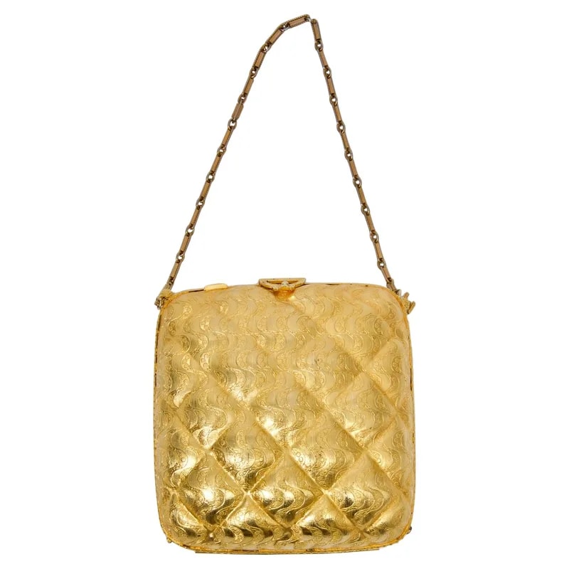 Rosenfeld — Rosenfeld Embossed Metal Evening — Handbag — resale