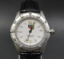 Tag Heuer — TAG Heuer Professional 200M WK1211 Quartz Swiss Leather Strap — Watch — resale