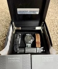 Panerai — Panerai Luminor 1950 3 Days GMT 44mm PAM00441 Black Ceramic 4 Straps — Watch — resale