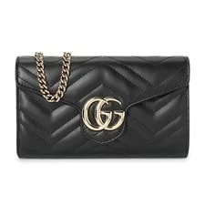 Gucci — Gucci GG Marmont Wallet on Chain Matelasse Chevron — Handbag — resale