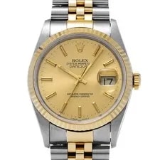 Rolex — Rolex Datejust 16233 Champagne Dial Stainless Steel Automatic/Cal.3135 #W1405 — Watch — resale